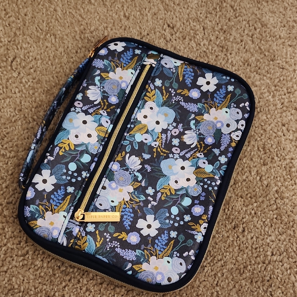 Floral Zippered Travel Case Rifle Paper